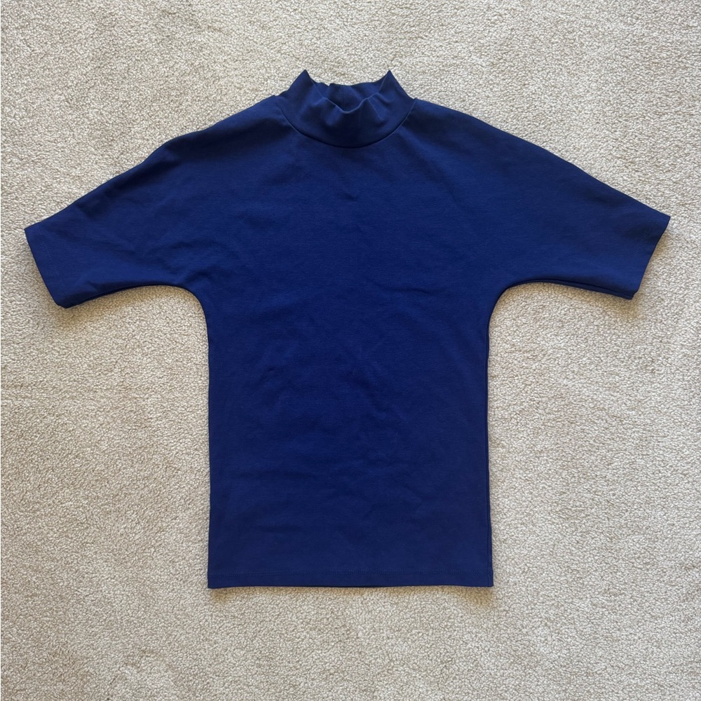 Navy blue Ann Taylor turtle neck top